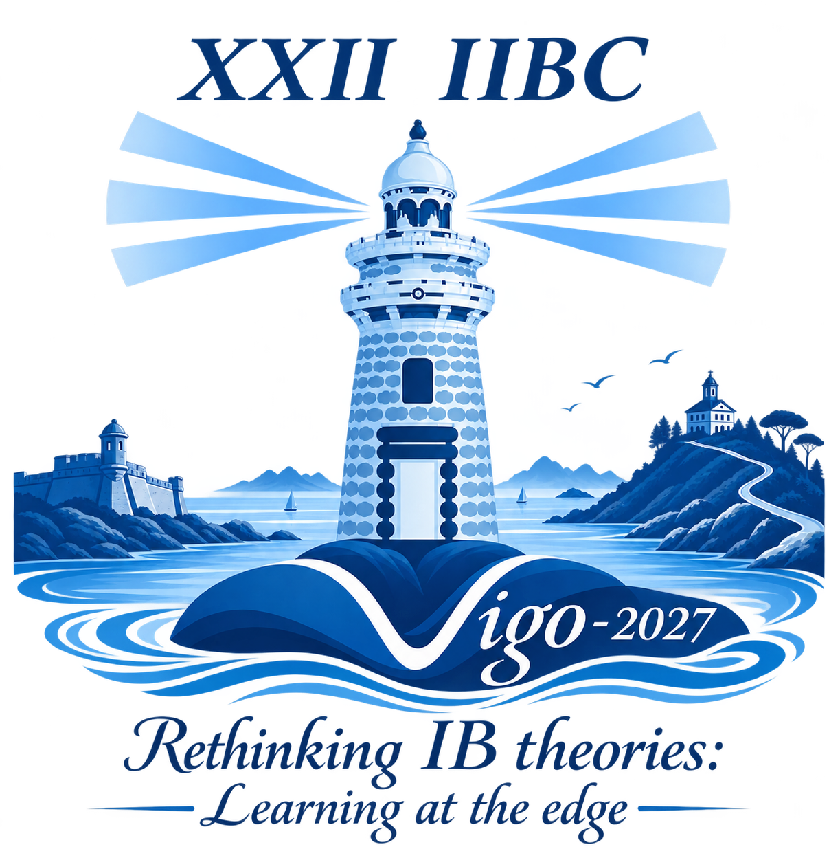 XXII IIBC Vigo 2027 lighthouse conference identity